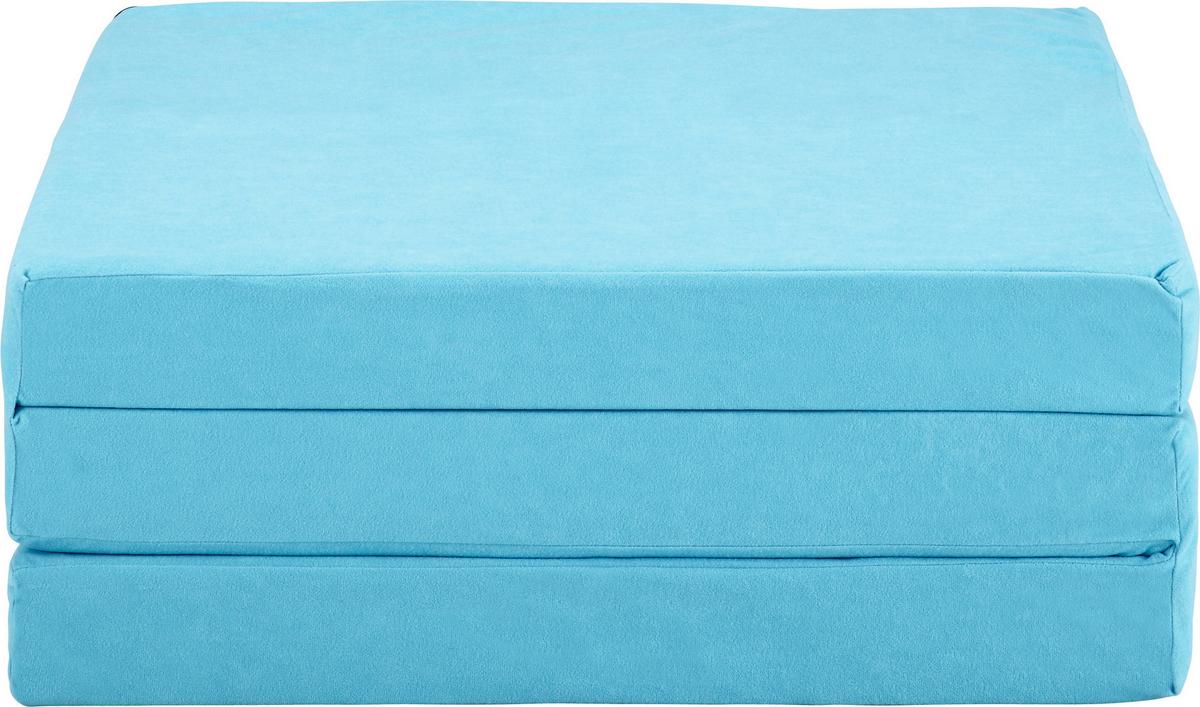 Faltmatratze Türkis ca. 65x185cm - Türkis, Modern (65/186cm) - Mömax