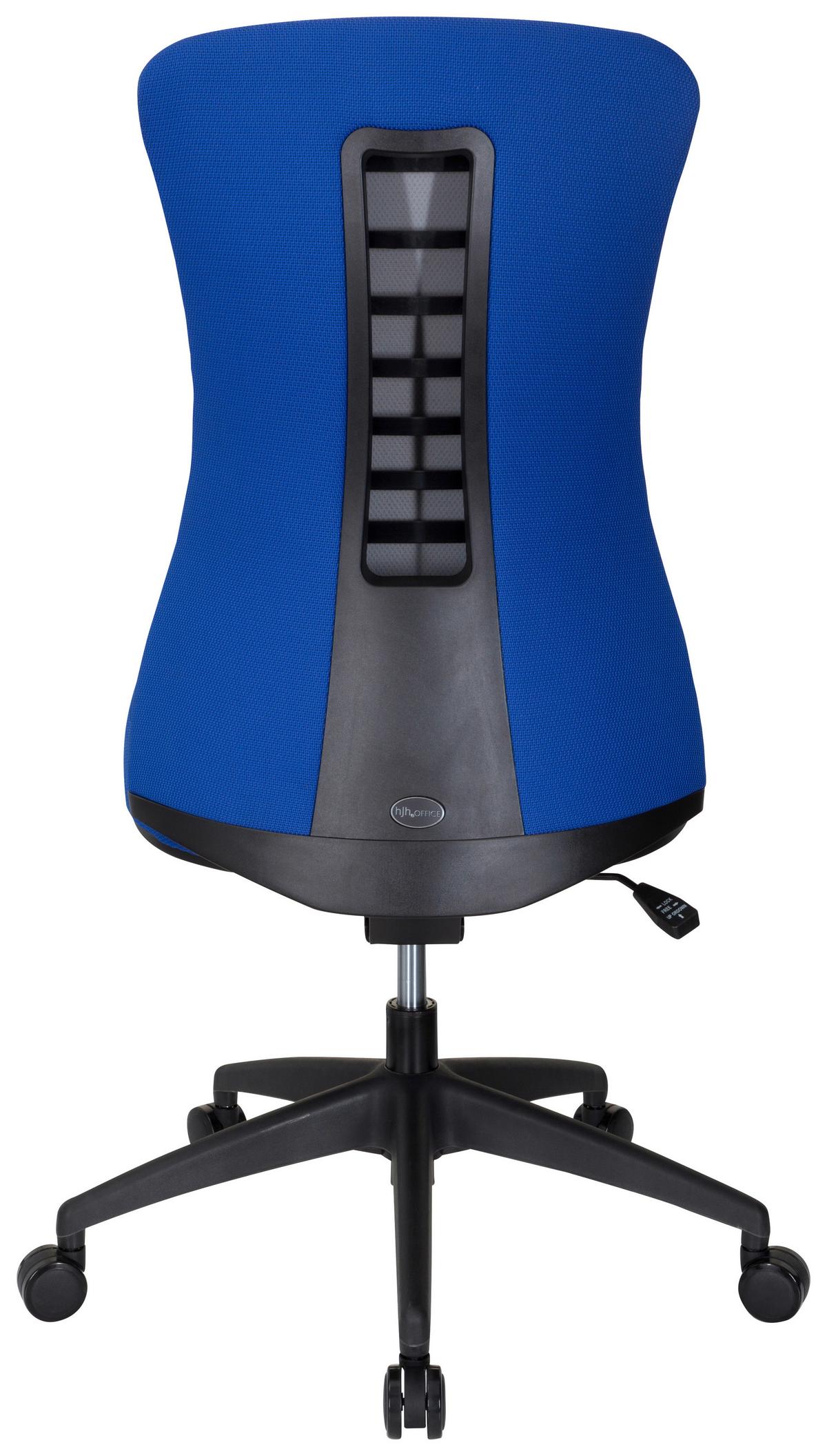 Pisarniški Stol Office Xt, Modra - modra/črna, Moderno, umetna masa/tekstil (54/116/65cm) - MID.YOU