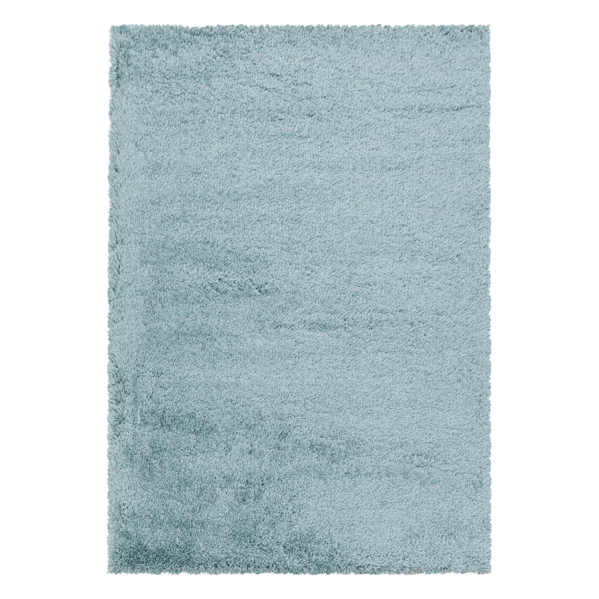 Tepih Visokog Flora Fluffy 160/230cm - plava, Basics, tekstil (160/230cm)