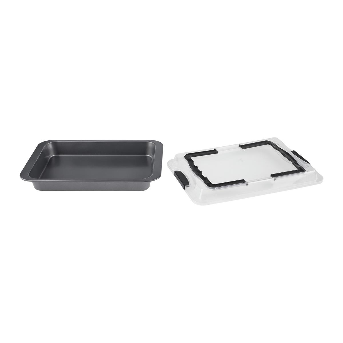 Posuda Za Torte I Kolače Bakery - siva/prozirno, Konvencionalno, metal (29/4/42cm) - Mömax