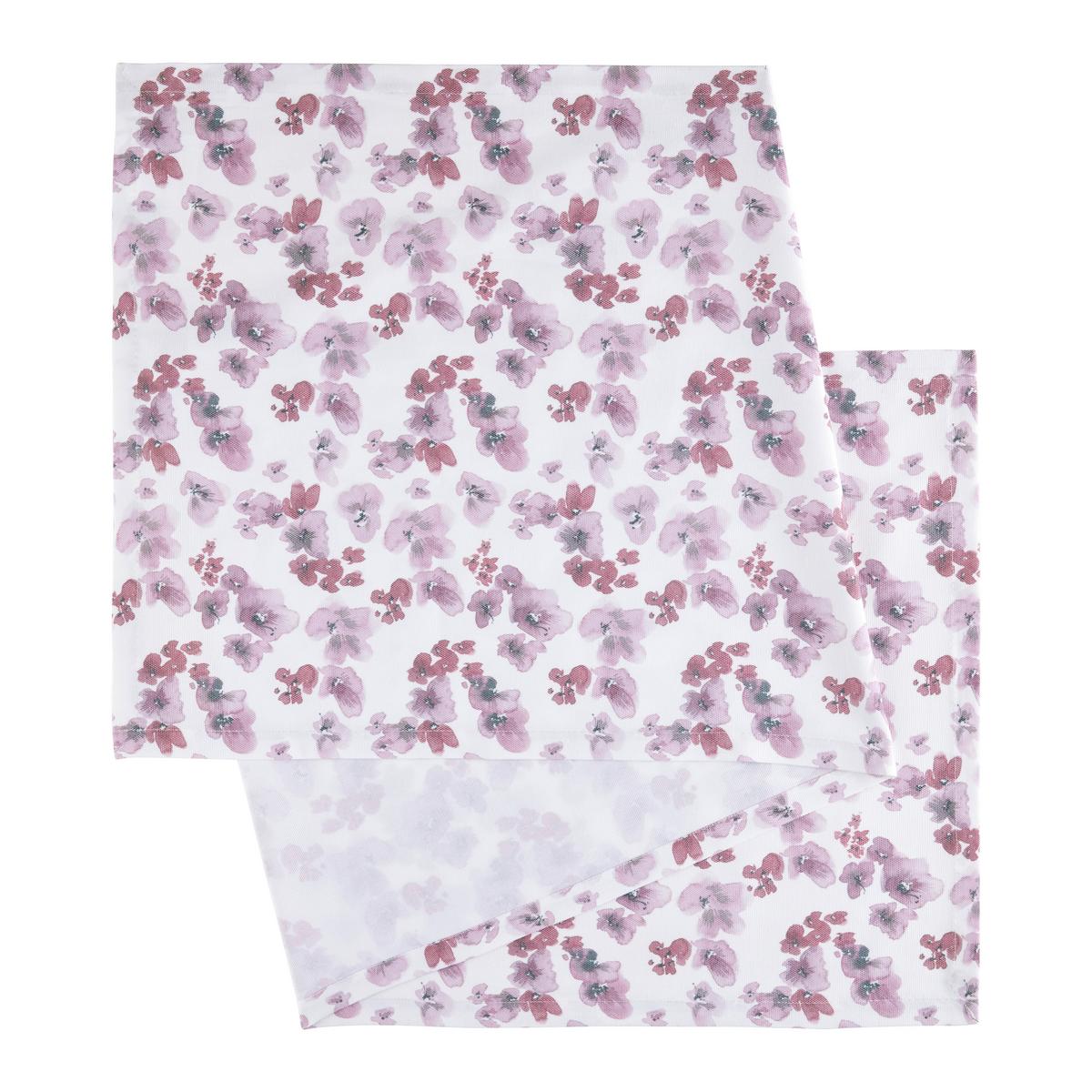 Tischläufer Steffi Mauve ca. 45x150cm - Mauve, ROMANTIK / LANDHAUS, Textil (45/150cm) - Mary's