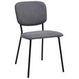 Scaun Gaia - negru/gri, Konventionell, lemn/metal (47/85/56cm) Scaun Gaia - negru/gri, Konventionell, lemn/metal (47/85/56cm)