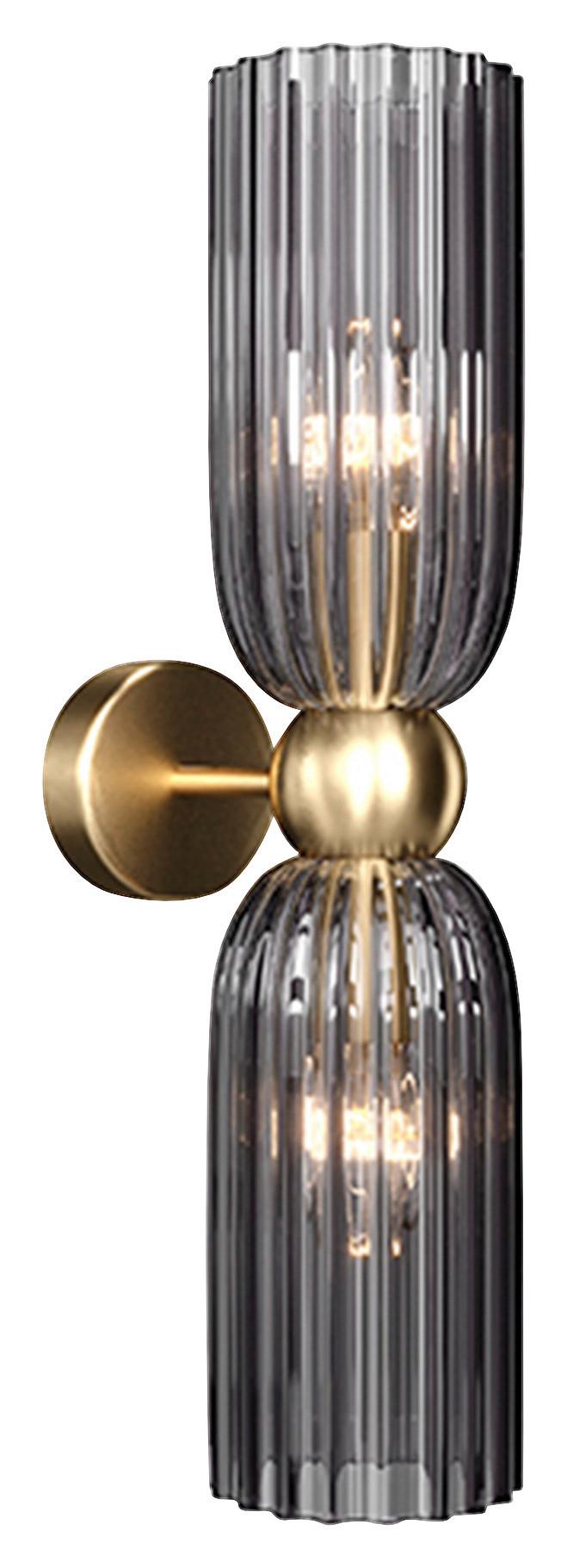 Wandleuchte Antic Goldfarben max. 40 Watt - Goldfarben, Trend, Glas/Metall (18/43,5/10cm) - MAYTONI