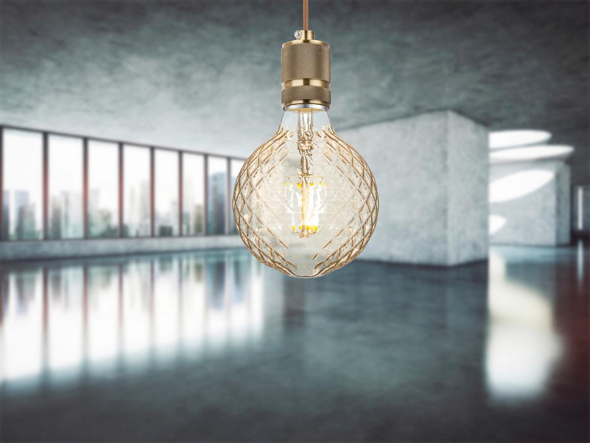 Led-sijalka 11461, E27, 4 W - kovina/steklo (9,5/13,5cm)