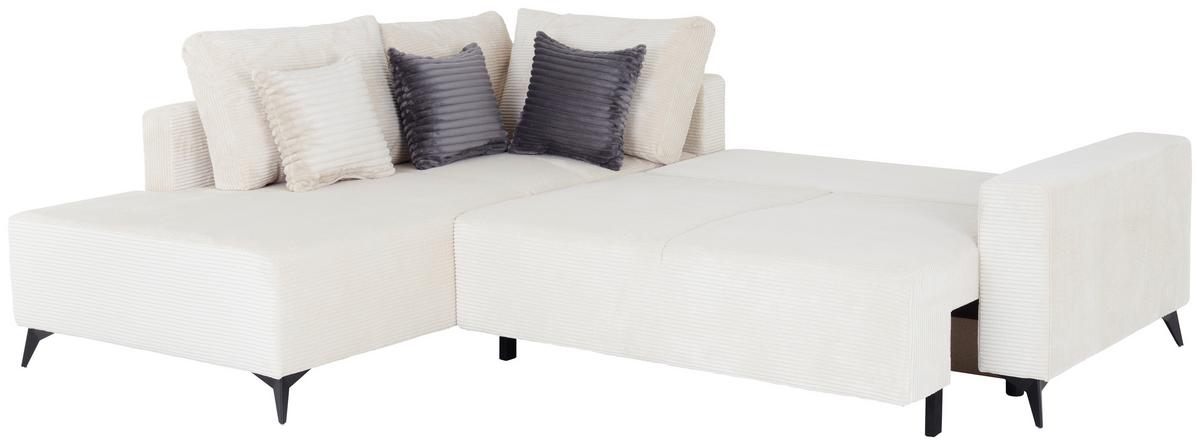 Canapea modulara VIKTOR - crem, Modern, textil (212/270cm) - Modern Living