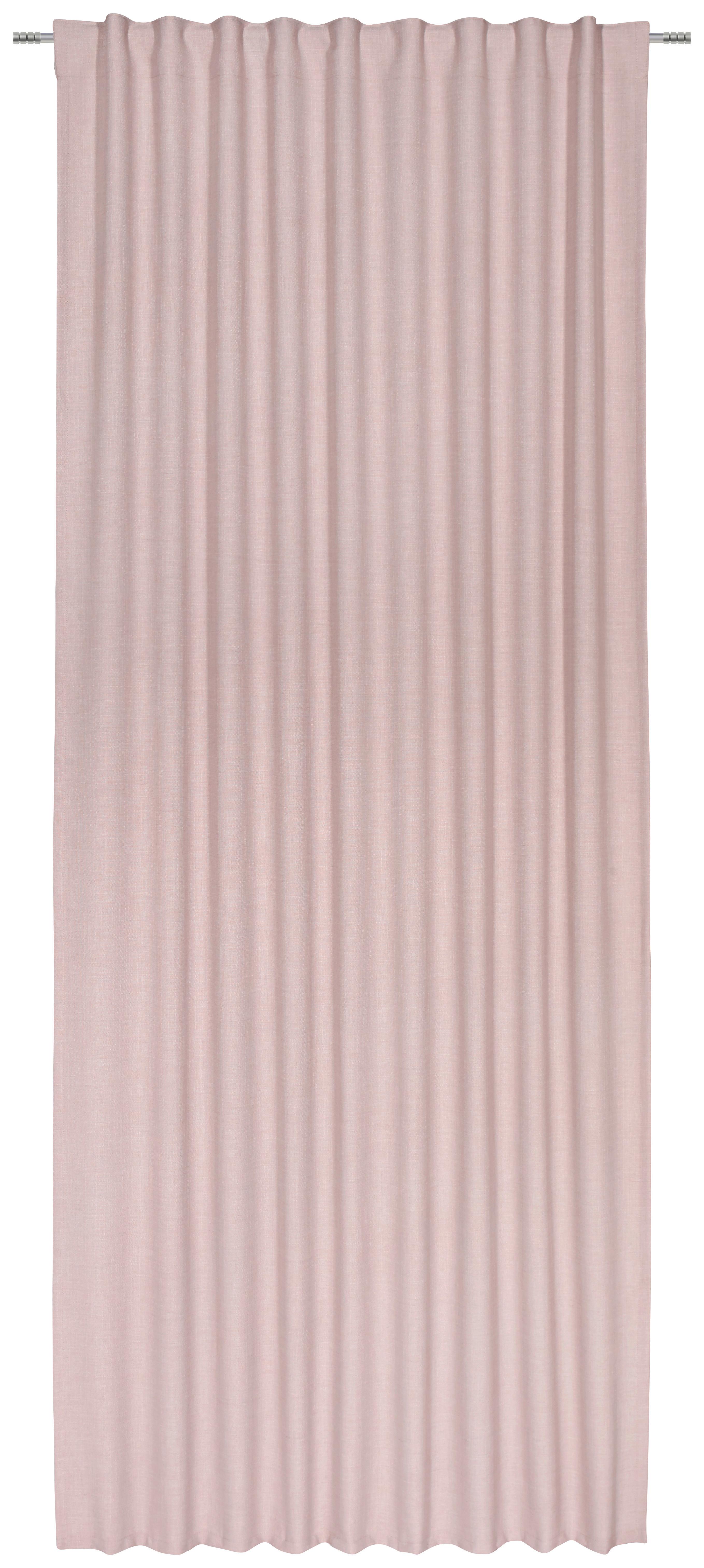 Perdea prefabricată Leo - roz, textil (135/255cm) - Premium Living