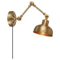 Wandleuchte Grimstad Messingfarben max. 60 Watt - Messingfarben, Basics, Metall (47,5/47,5/18cm) - Markslöjd