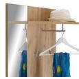 Garderobenpaneel Eichefarben - Eichefarben, MODERN, Holzwerkstoff (92/144/28cm)