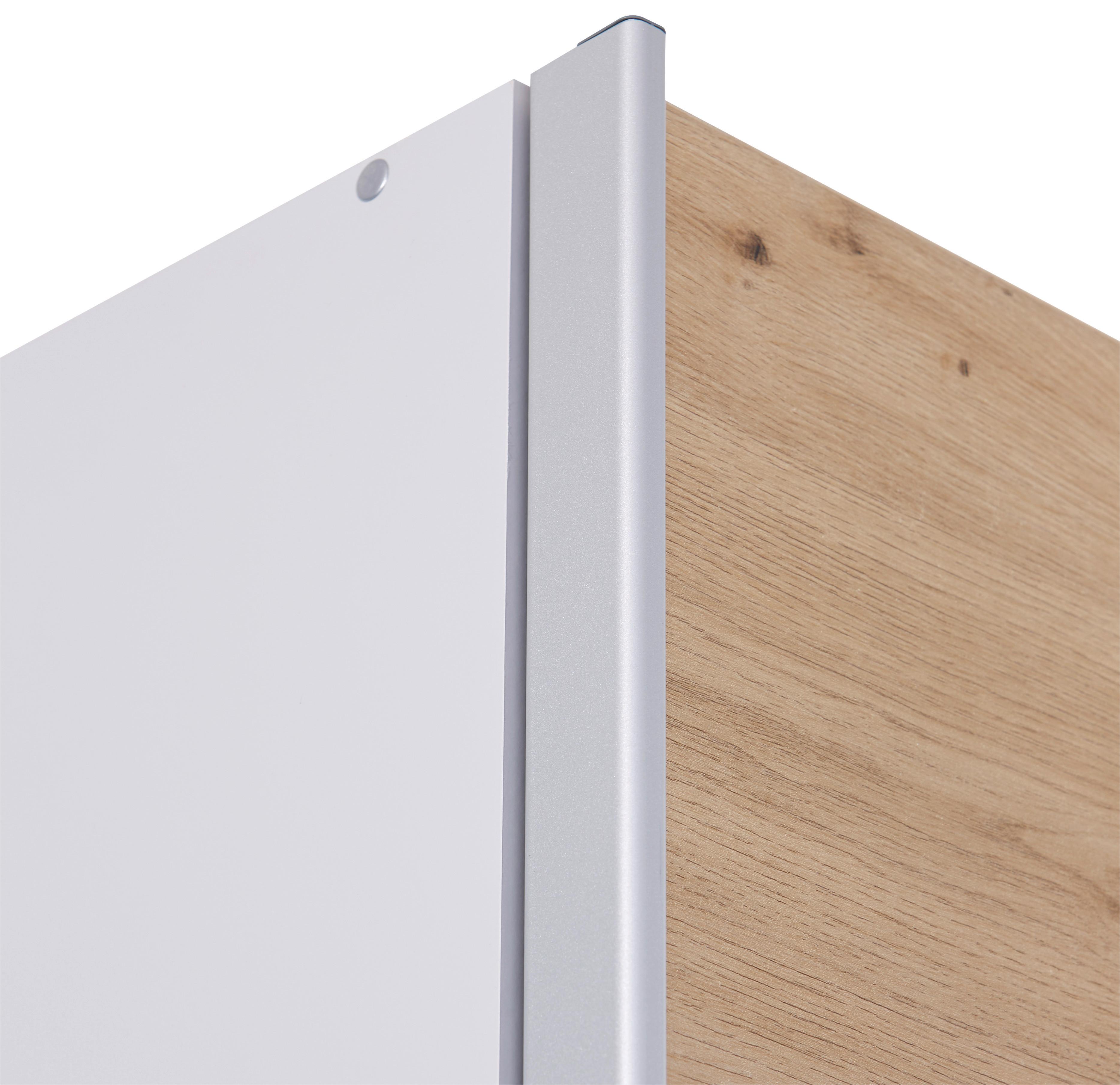 DULAP FELDKIRCH - culoare lemn stejar/gri, Modern, material pe bază de lemn (226/229/62cm)