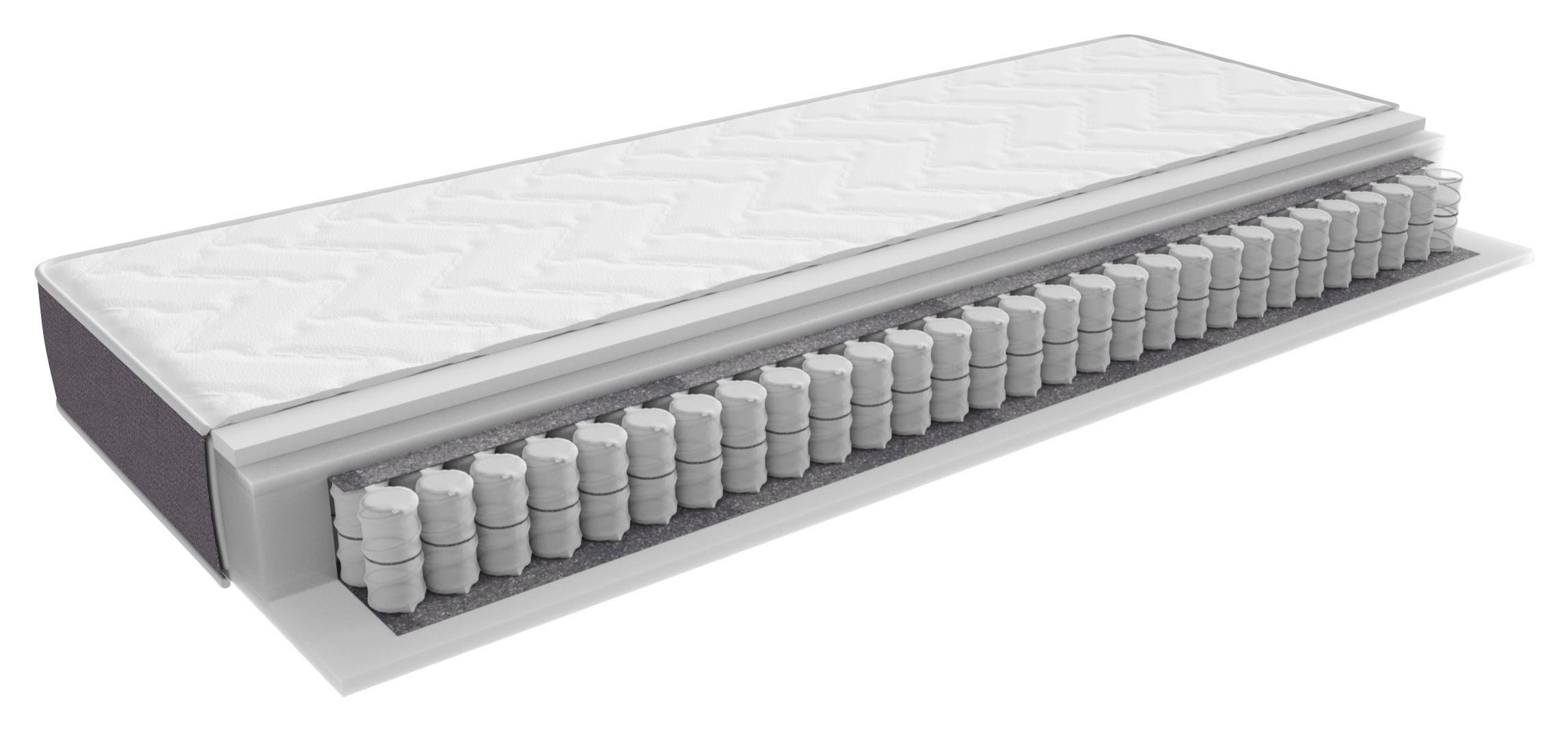 Madrac Living Memo Pocket Lux - bijela/crna, Lifestyle (90/200cm) - Nadana