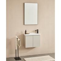 ŁAZIENKA COAST - biały wysoki połysk/kaszmir, Modern, materiał drewnopochodny/ceramika (60/140/22cm) - MID.YOU