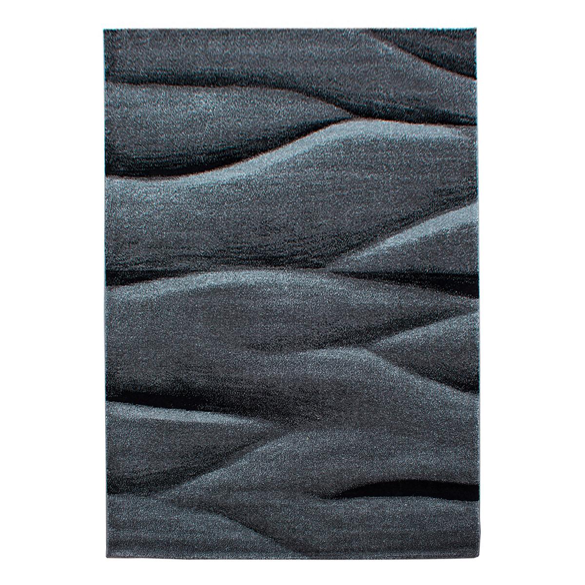 Läufer Lucca Schwarz ca. 80x250cm - Schwarz, Trend, Textil (80/250cm) - Novel