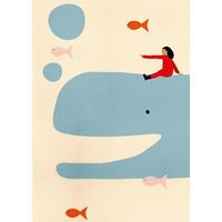 Postkarte Junique in Bunt - Multicolor, Basics, Papier (10,5/14,8cm) - Juniqe