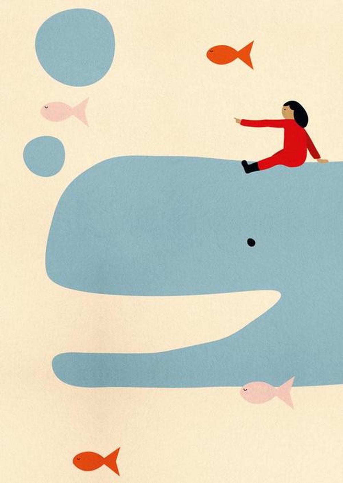 Postkarte Junique in Bunt - Multicolor, Basics, Papier (10,5/14,8cm) - Juniqe