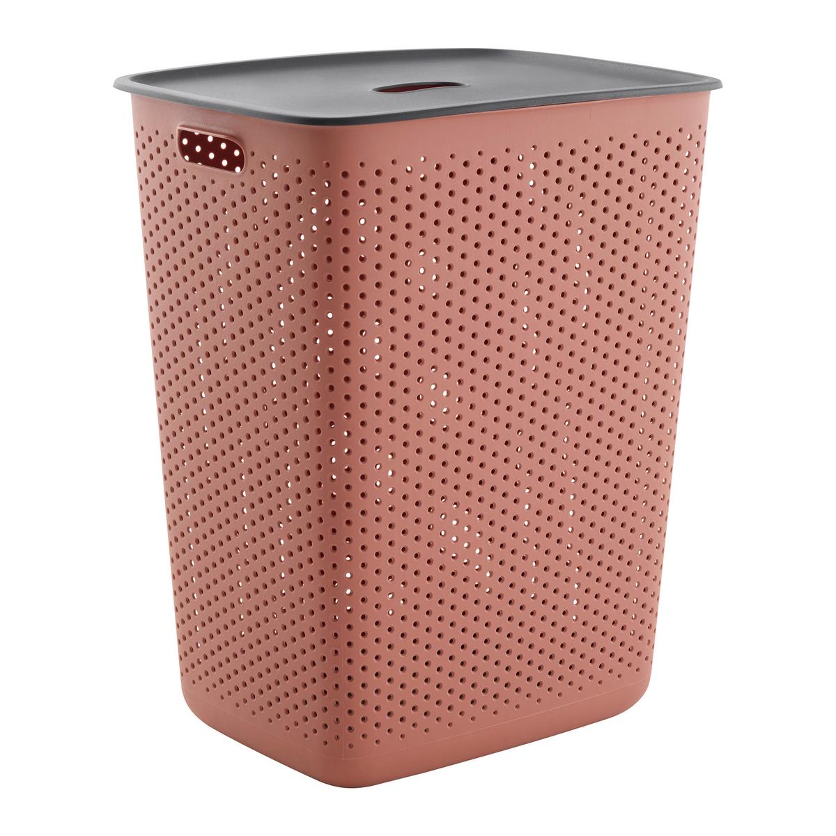 Košara Za Rublje Maja, 60l - tamno crvena/crna, Moderno (45/34/58cm) - Mömax