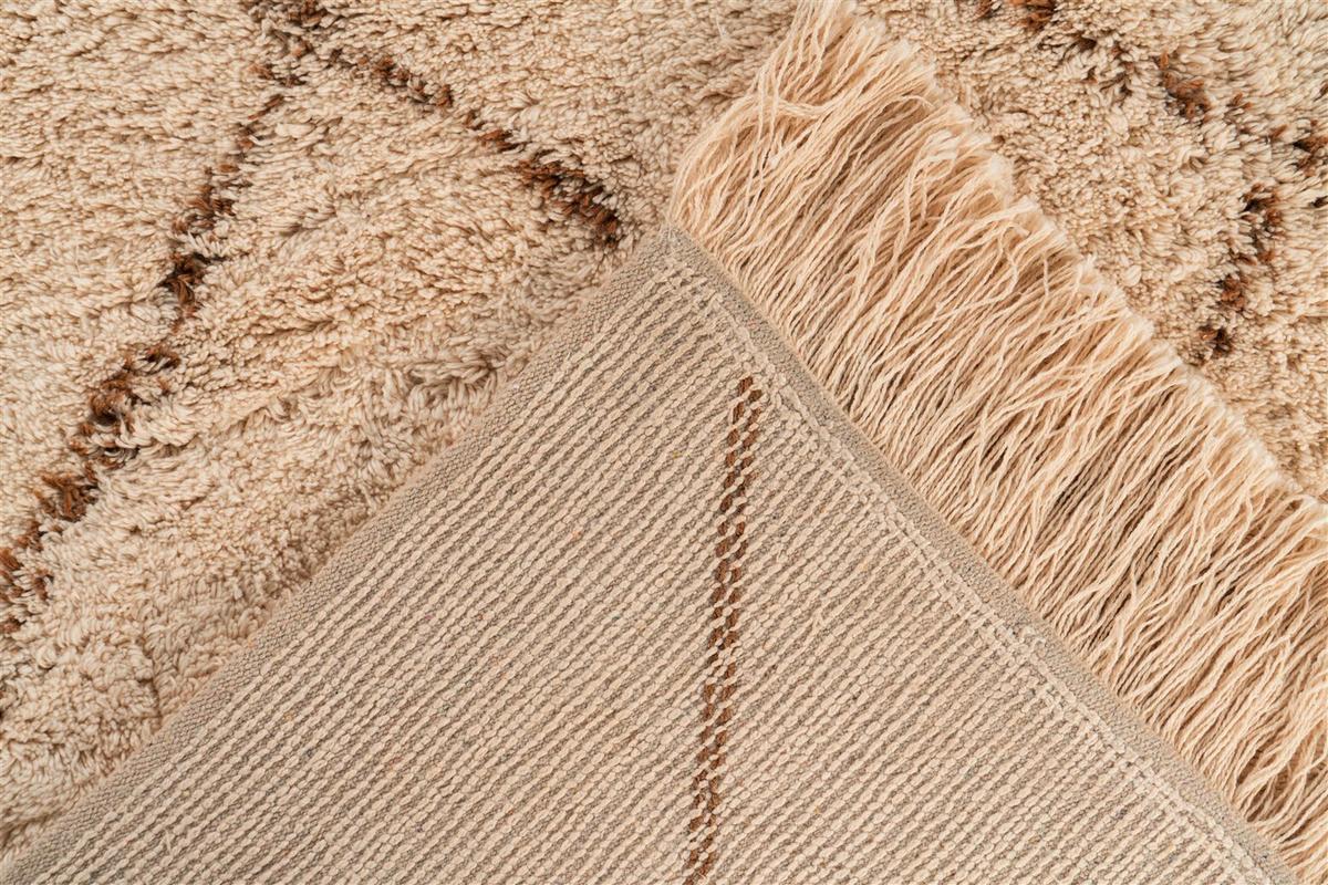 TEPPICH MYLEN 425 CREME / BRAUN - Creme/Braun, Konventionell, Textil (120/170cm) - Kayoom