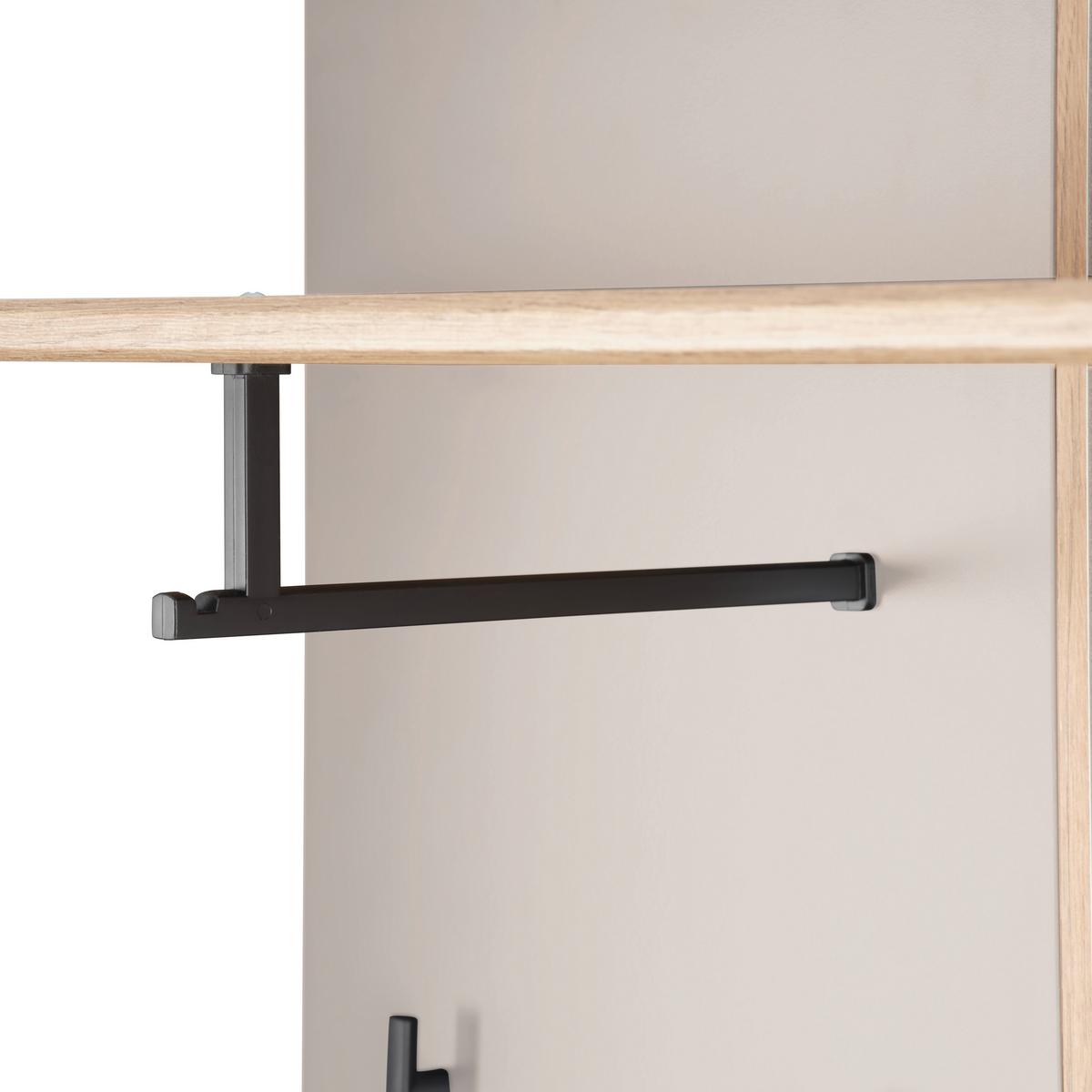 Garderobni Panel Clever - kašmir/boje hrasta, Moderno, drvni materijal (70,1/139/26cm) - Modern Living