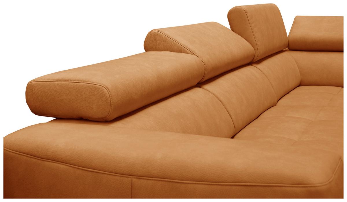 Sarokkanapé Emma - sárga, Modern, textil (301/210cm) - Premium Living