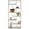Polica Bounty - siva/crna, Moderno, drvni materijal/plastika (90/199/33cm) - Premium Living