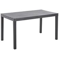 STÓŁ OGRODOWY MALTA - antracytowy, Modern, tworzywo sztuczne (138/72/78cm) - Ambia Garden