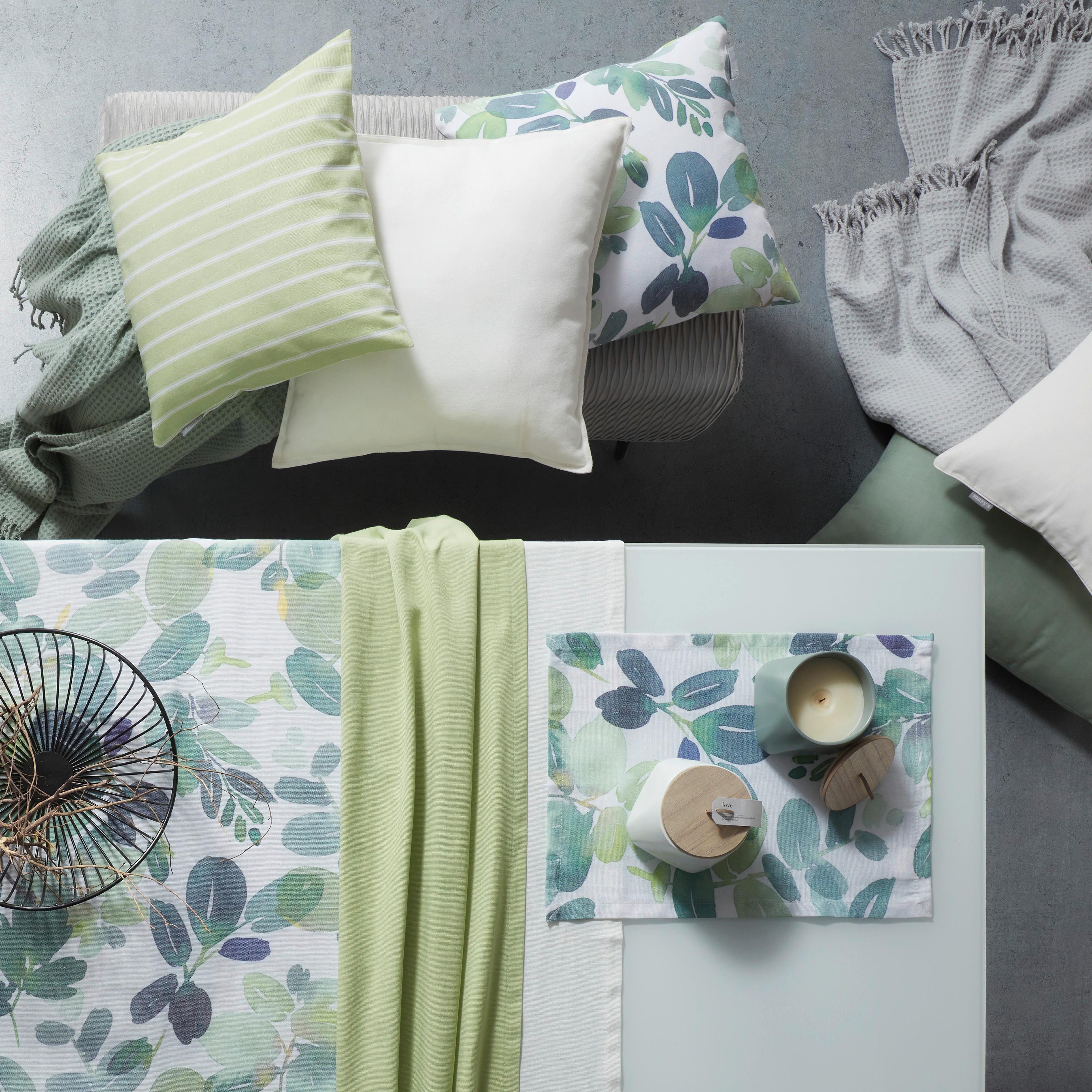 PRYDNADSKUDDE VIOLA - naturfärgad, Klassisk, textil (45/45cm) - Premium Living