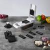 GRÖNSAKSSKÄRARE SET KAREN - vit/svart, Klassisk, metall/plast (31,8/11,5/11,5cm) - Mömax