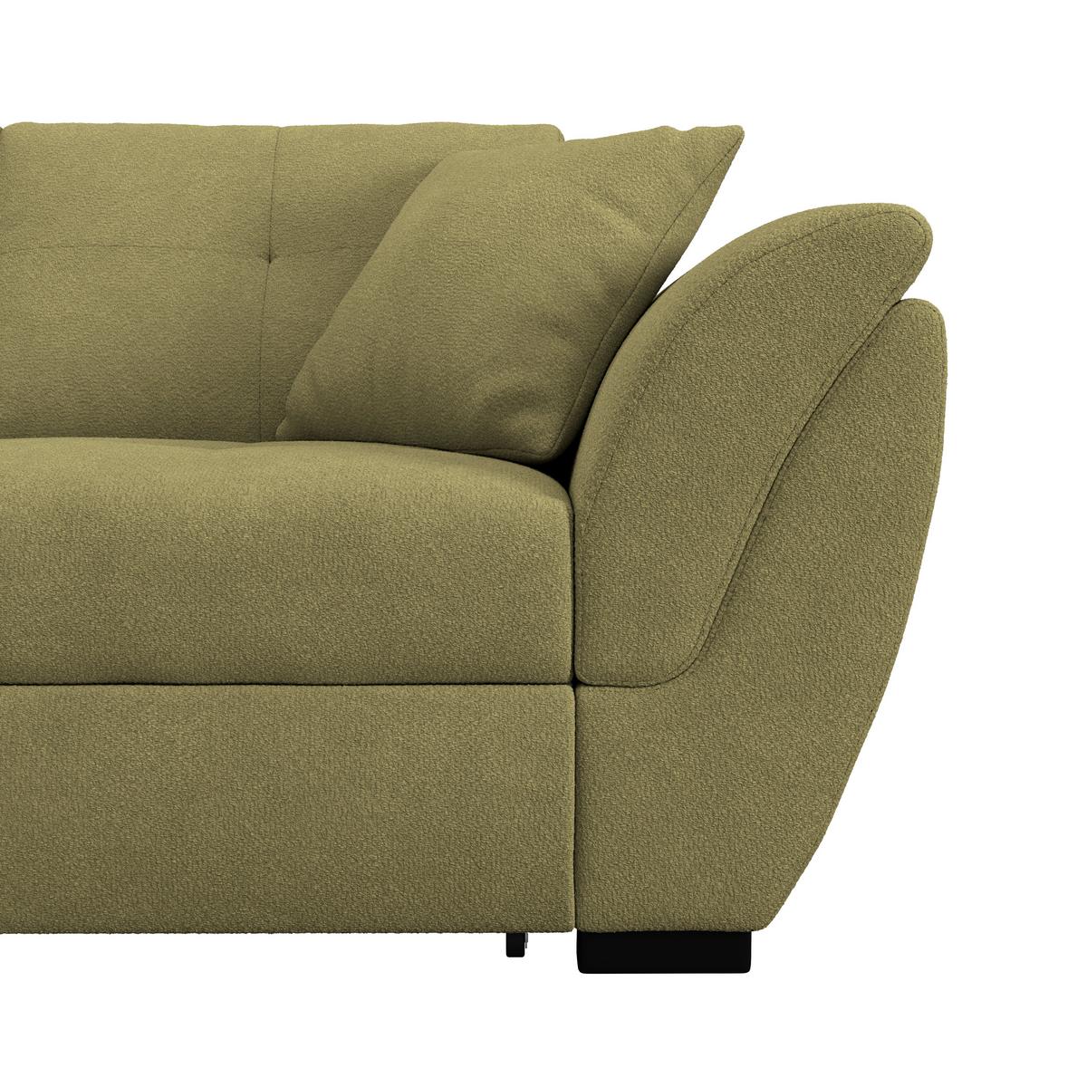 Kutna Garnitura Berisso - zelena/crna, Konvencionalno, tekstil/plastika (187/278cm) - Ondega