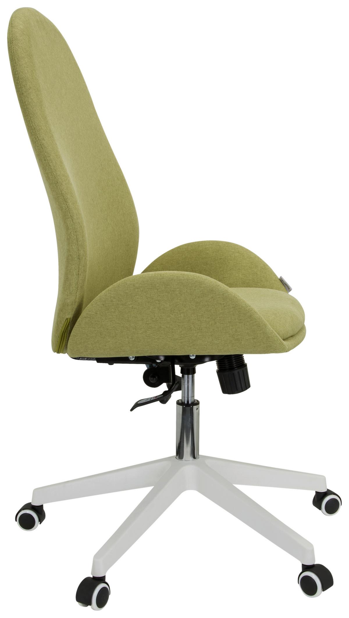 Vrtljivi Stol Avea I, Zelena - zelena/bela, Basics, umetna masa/tekstil (56/104/58cm) - MID.YOU