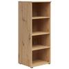 Polica Multi - hrast Artisan/antracit, Moderno, drvni materijal/plastika (45/115/40cm) - Modern Living