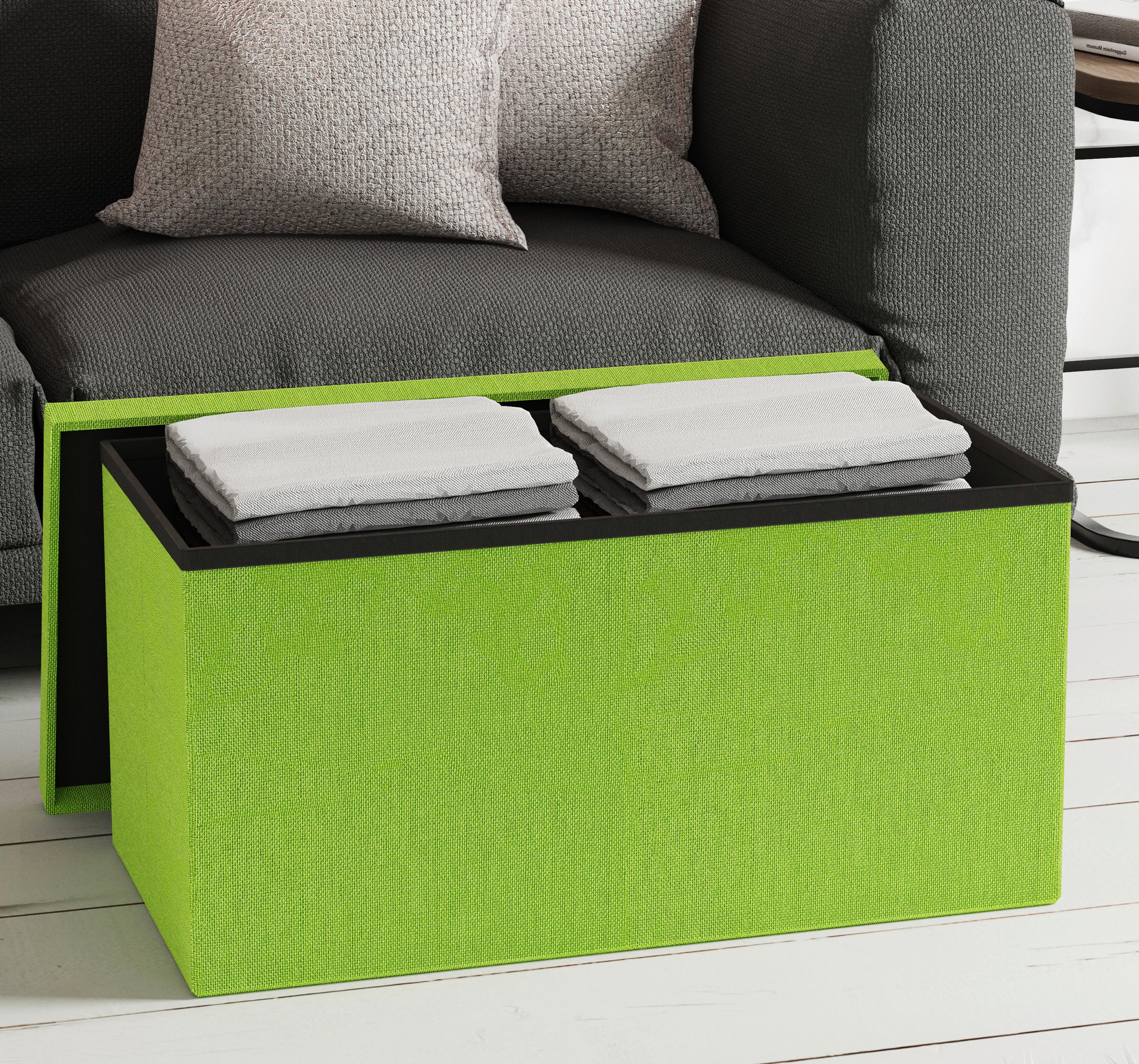 SITZBOX BOXAS - Grün, Basics, Holzwerkstoff/Kunststoff (76/38/38cm) - MID.YOU