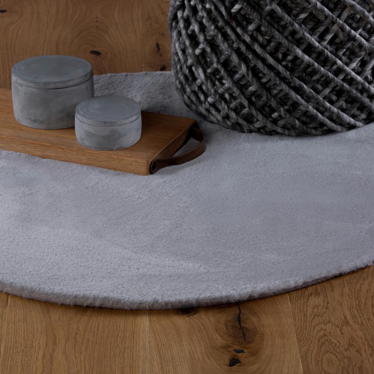Hochflorteppich My Cha Cha - Silberfarben, Konventionell, Textil (80cm) - Novel