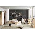 Kommode Natur/Weiß - Weiß/Naturfarben, MODERN, Holz (80/80/40cm) - ZANDIARA