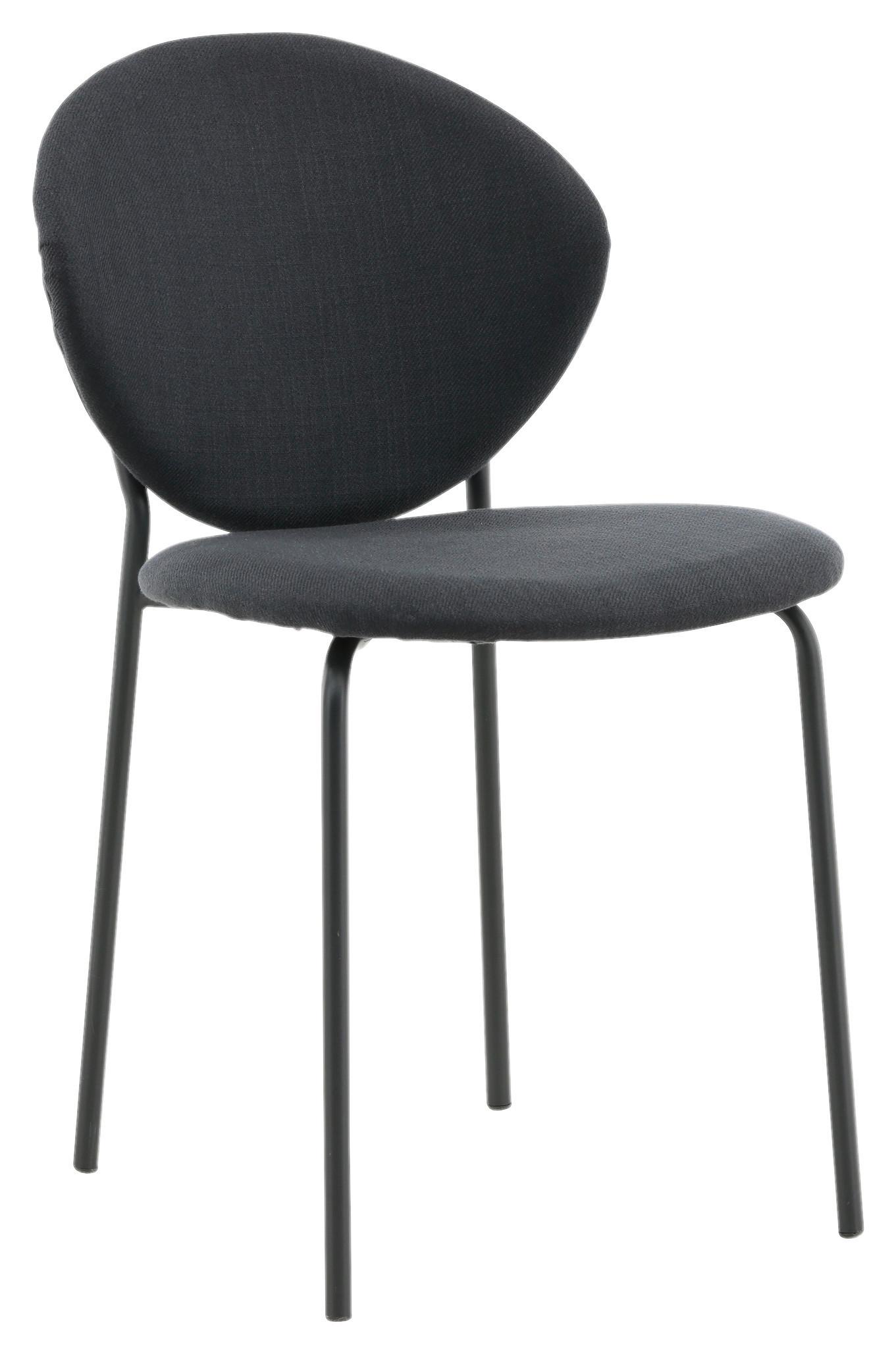 Stuhl Set Vault VAULT - Schwarz, Design, Kunststoff/Textil (46/80/62cm) - Livetastic