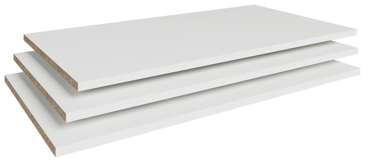 Set Polic Spirit, Bela, 3-Delni - bela, Konvencionalno, leseni material (87/1,5/46cm) - P & B