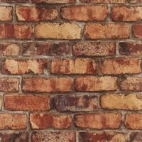Tapete Clayton Terracotta - Terracotta, Natur, Textil (600/53cm) - Tesa
