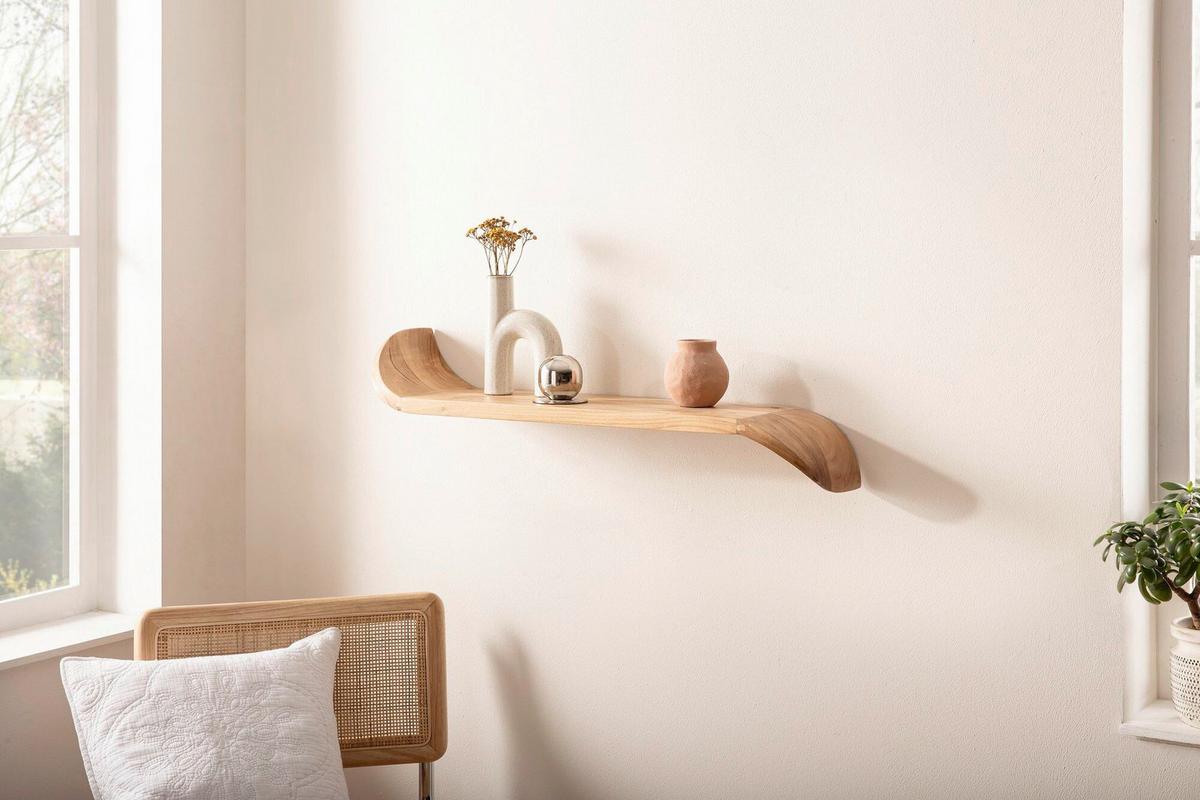 WANDREGAL WL7.381 - Braun, Design, Holz (60/36/20cm) - Livetastic