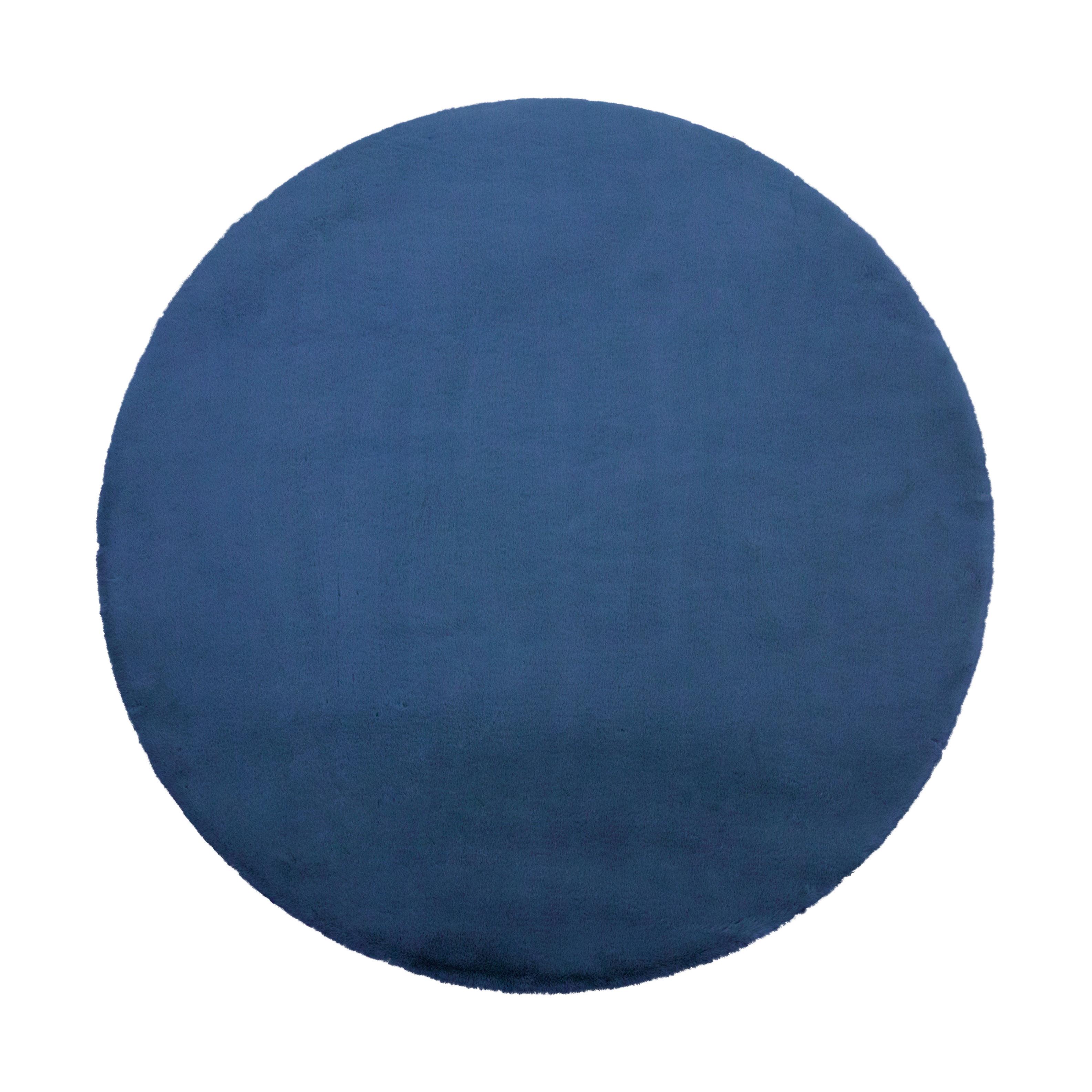 Blană artificială Caroline 5 - albastru, Modern, textil (120cm) - Mömax