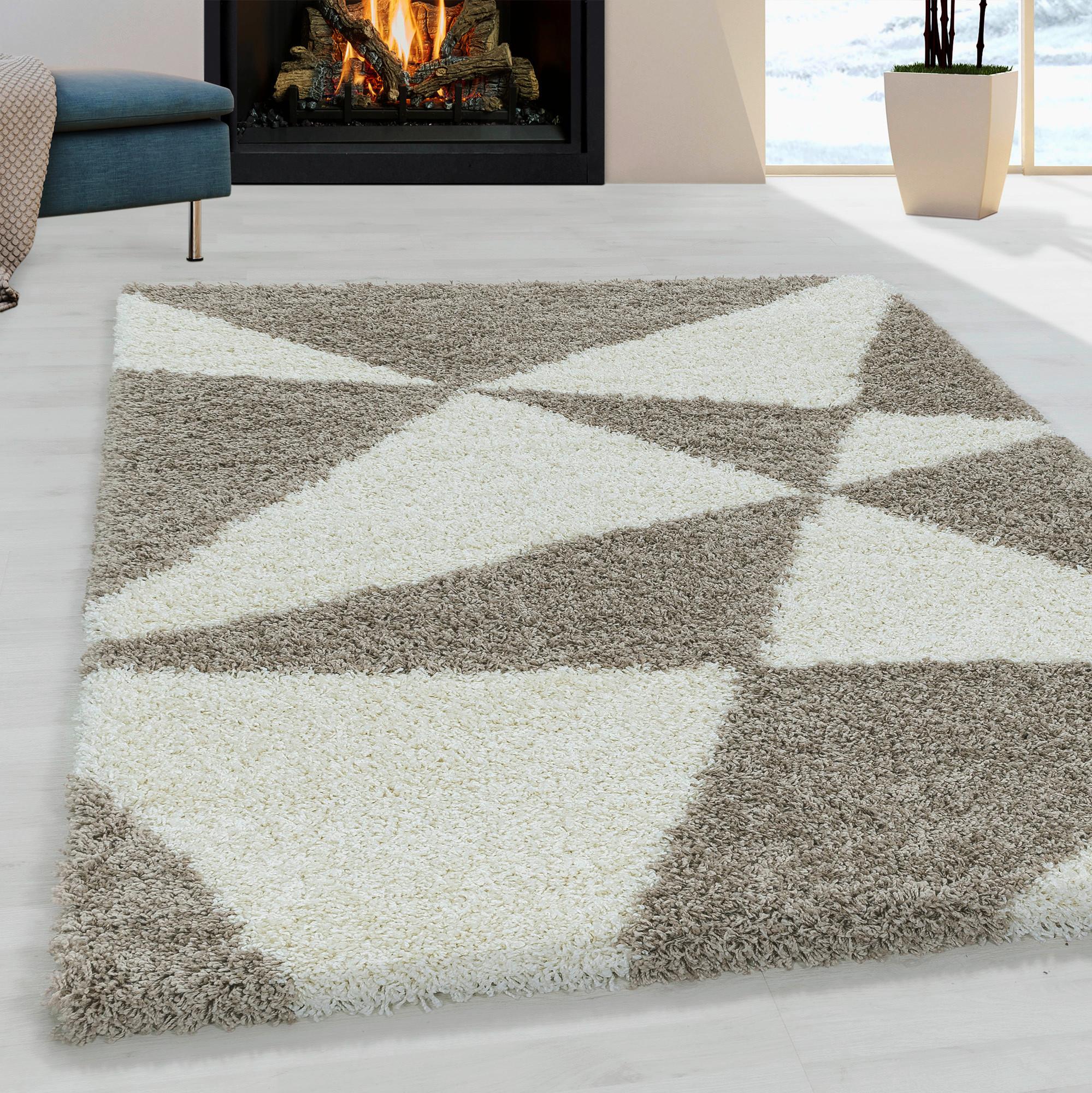 Hochflorteppich Tango Beige ca. 80x150cm - Beige, Design, Textil (80/150cm)