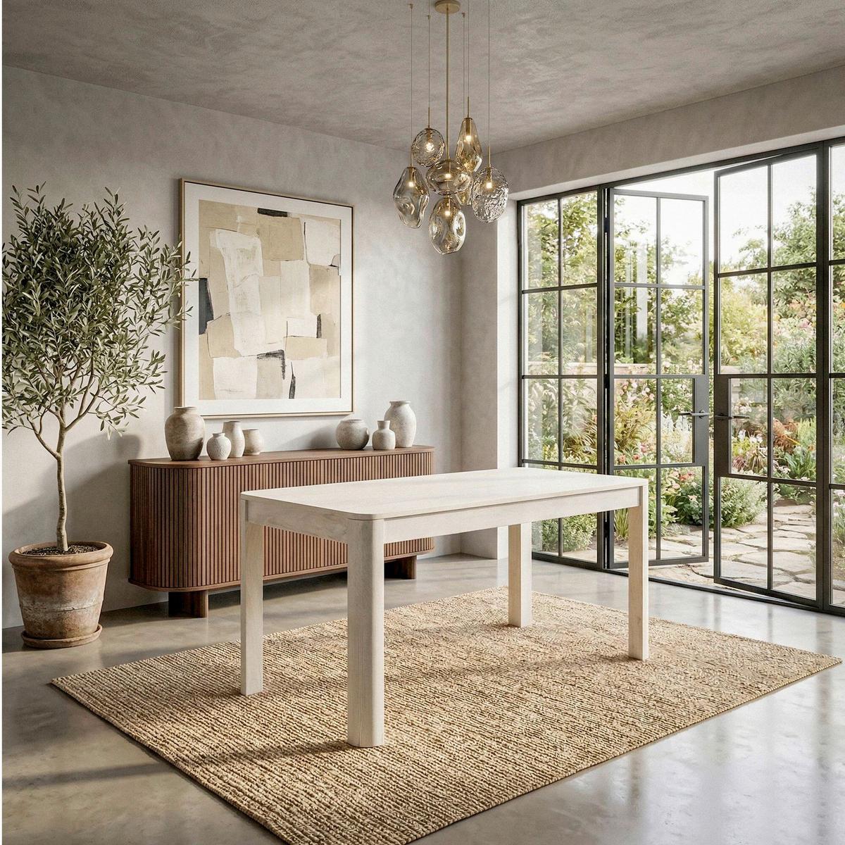 Esstisch Wl7.379 - Weiss, Design, Holz (120/76/60cm) - Livetastic