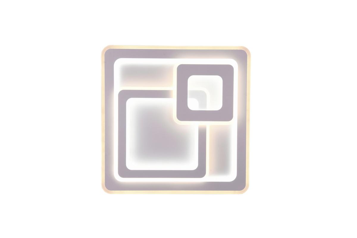 LED-Deckenleuchte Mita in Weiß max. 76 Watt - Weiß, Design, Metall (51,5/7/51,5cm) - Trio Leuchten