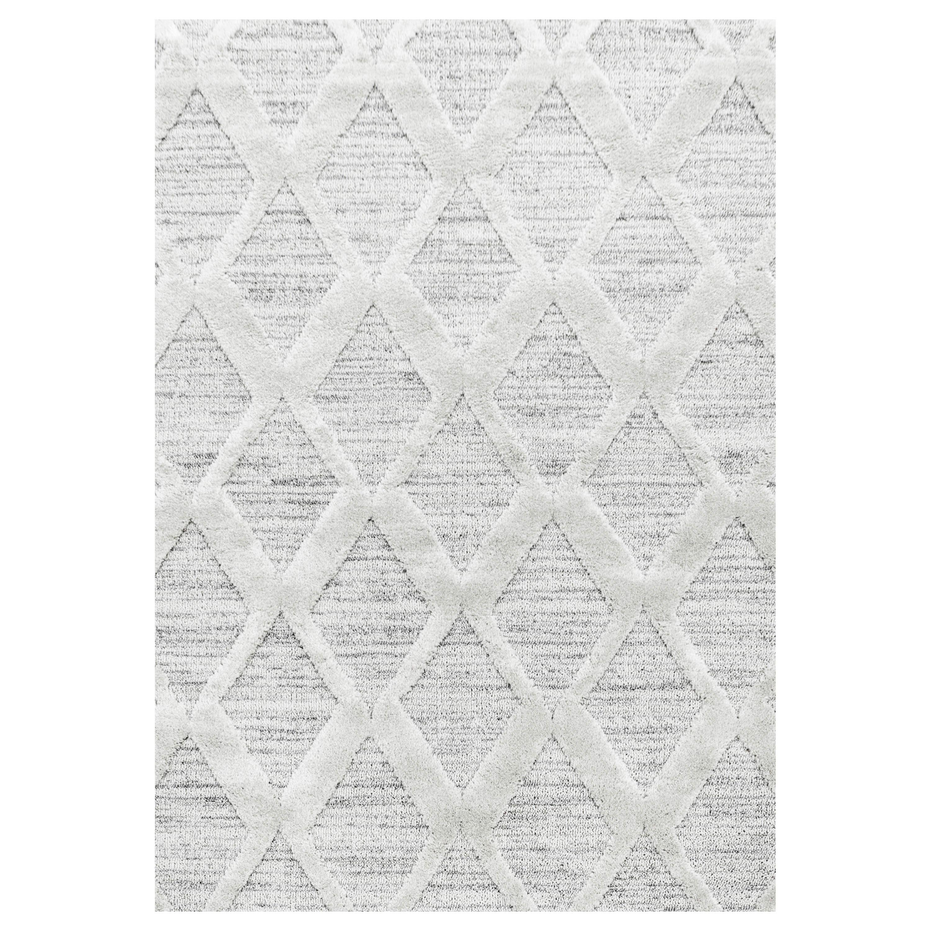 Webteppich Pisa Grau ca. 80x250cm - Grau, KONVENTIONELL, Textil (80/250cm)