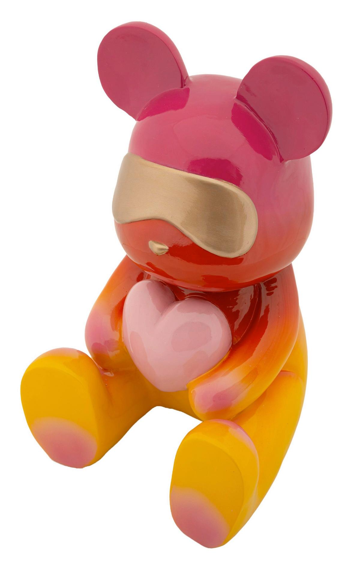 Skulptur Lea Multicolor - Basics, Kunststoff (21.5/32/20.5cm)