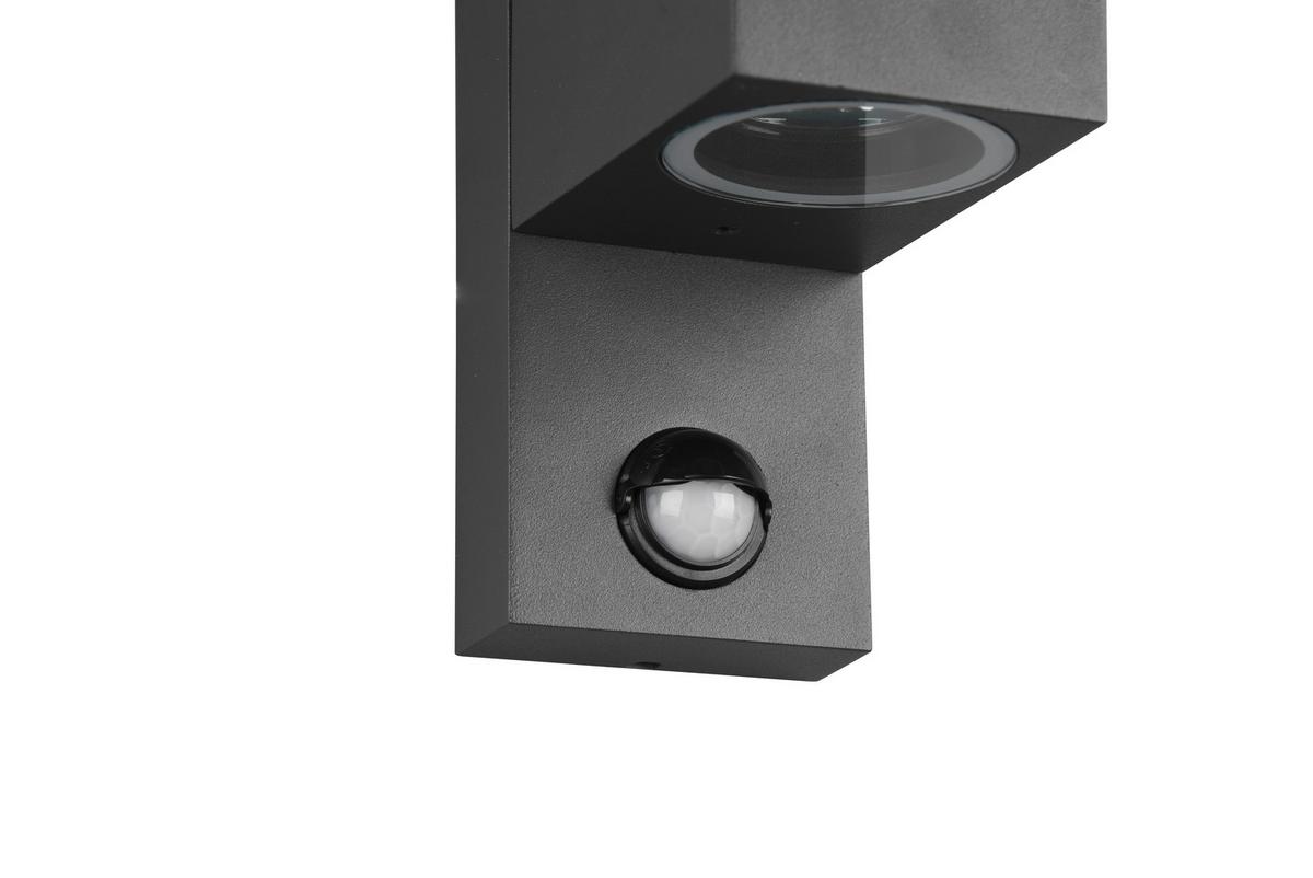 Außenwandleuchte Roya Anthrazit max. 35 Watt - Anthrazit, Basics, Metall (7/22/11,8cm) - Trio Leuchten