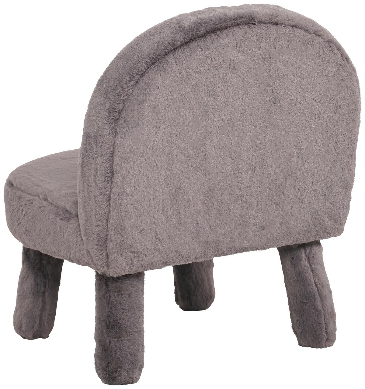 Kinderstuhl Corto Grau - Grau, MODERN, Holz/Textil (39/48/44cm) - Mömax