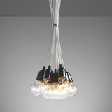 Hängeleuchte Padua - Weiß, MODERN, Kunststoff (22/22/147cm) - MÖMAX modern living