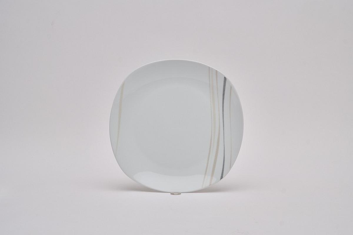 SERWIS OBIADOWO-ŚNIADANIOWY 12025 - beżowy/biały, Basics, ceramika - Novel