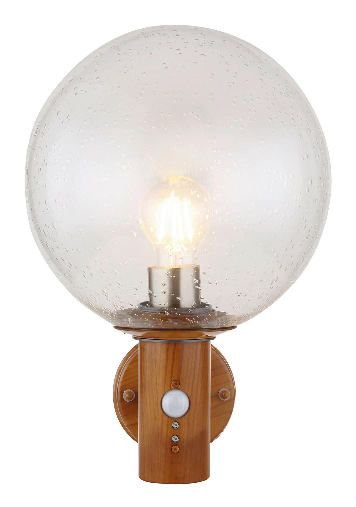 Vanjska Svjetiljka 31860ws - prozirno/smeđa, Basics, staklo/metal (25/37cm) - Globo