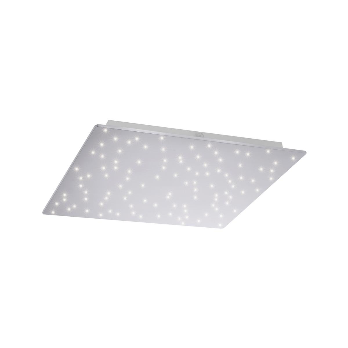 Deckenleuchte Sparkle max. 18 Watt - Silberfarben, Design, Metall (45/45/5cm)