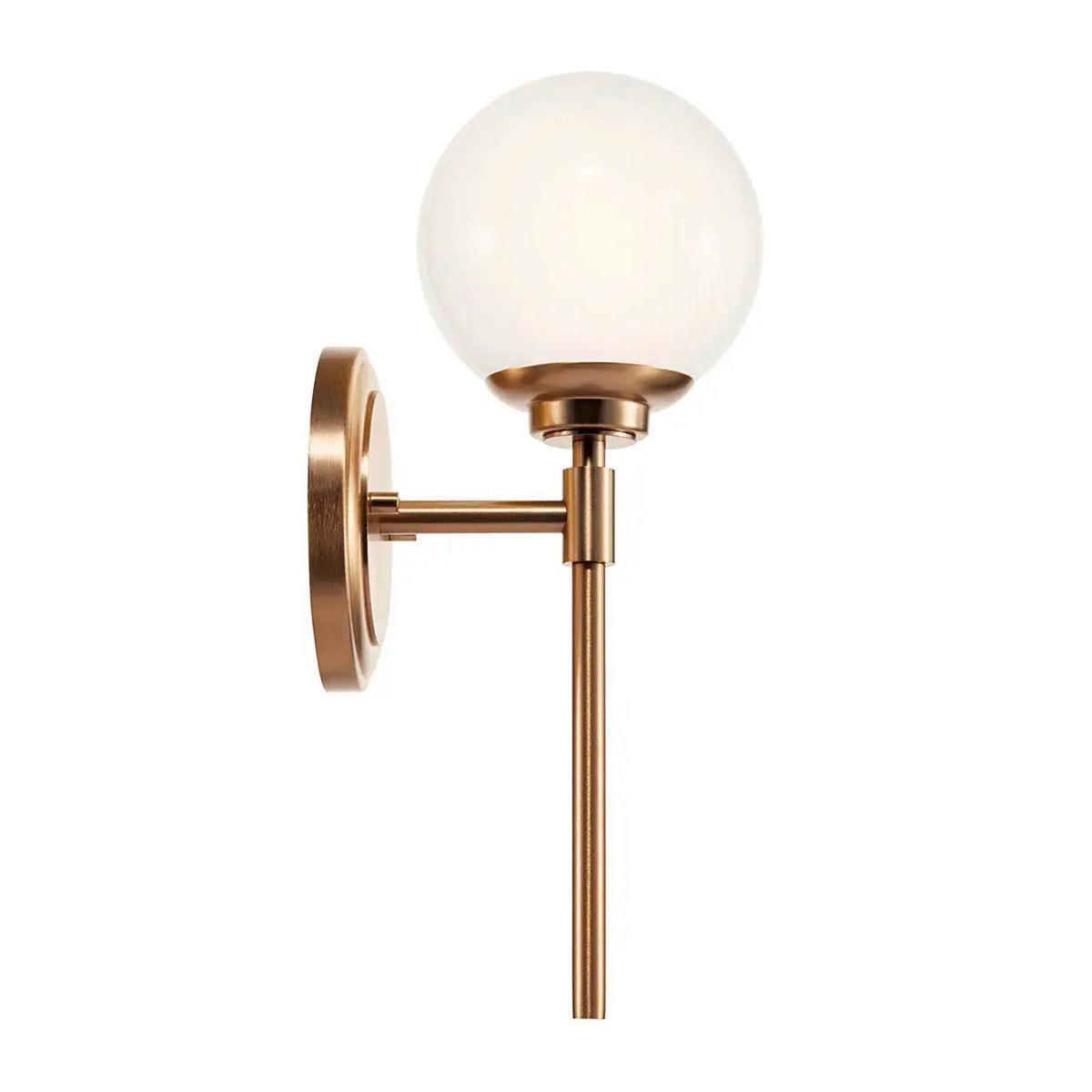 Fürdőszobai Falilámpa Kl-Benno1-Cpz - Pezsgő, Konventionell, üveg/fém (34.8/12.8/16.6cm) - Elstead Lighting