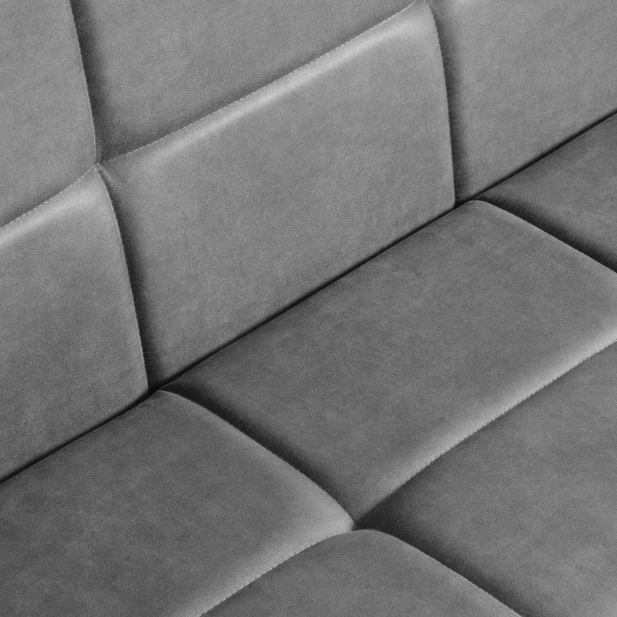 Sitzbank Cooper Grau - Schwarz/Grau, MODERN, Textil/Metall (140/85/60cm) - Mömax